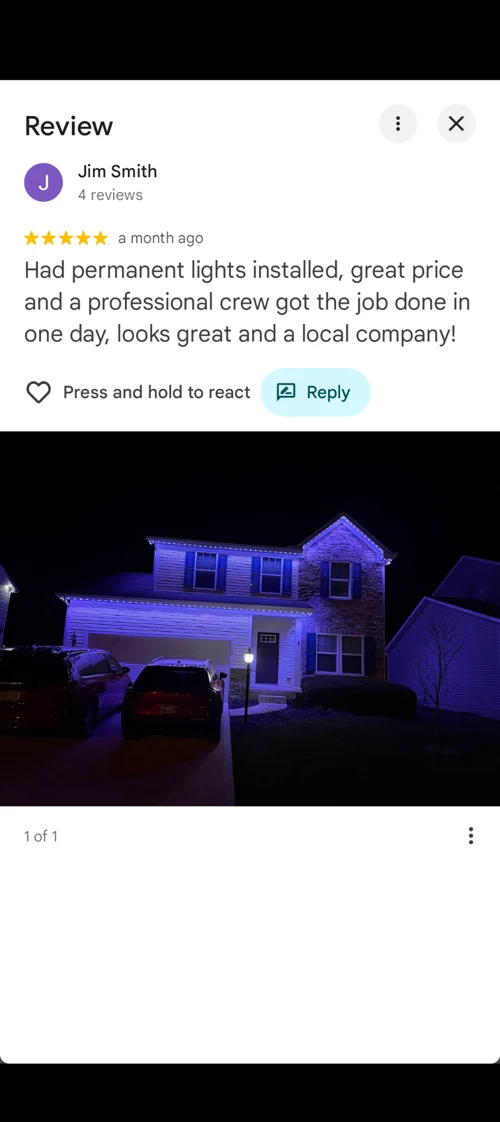 5-star Google review from Jim Smith
